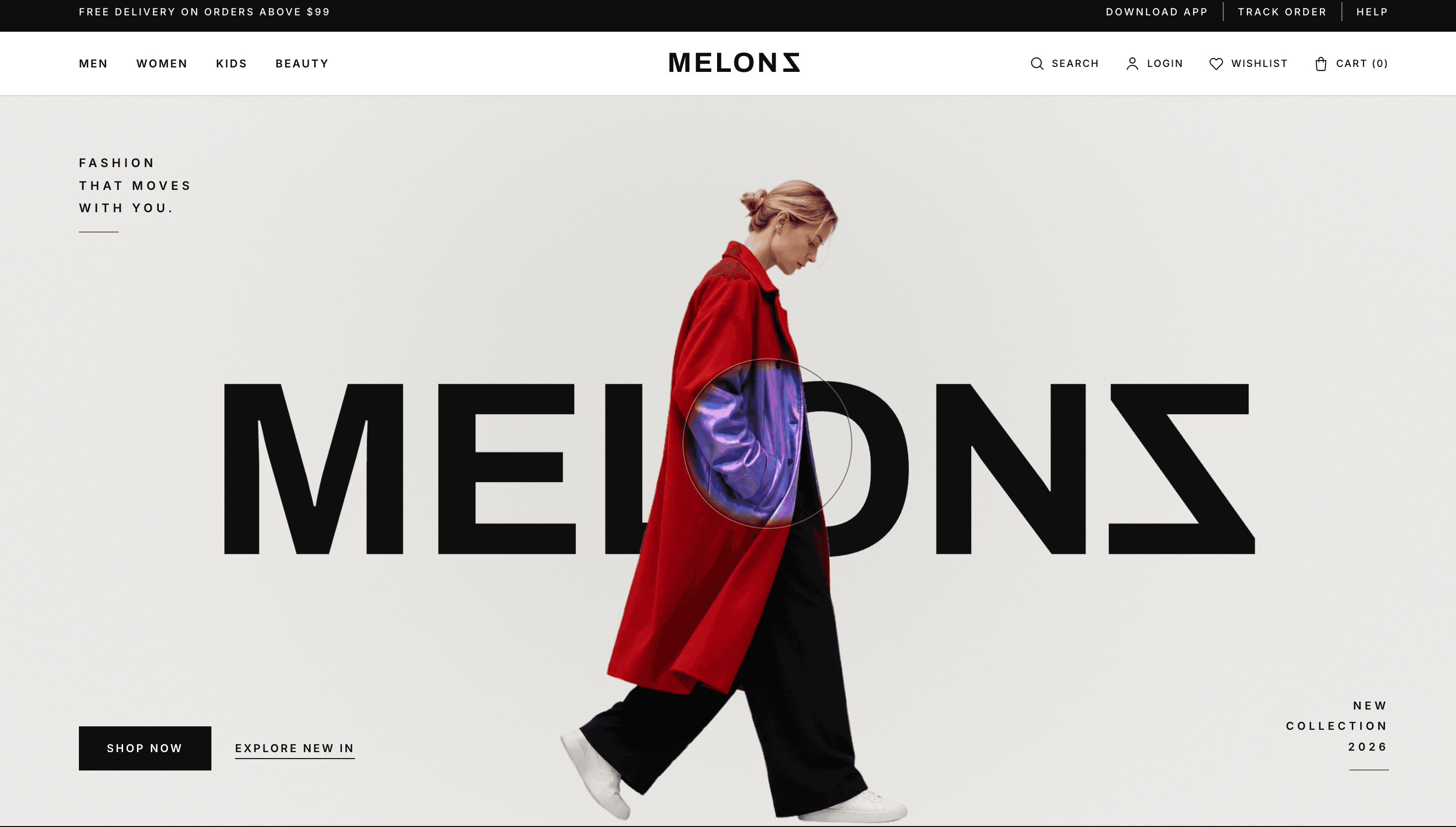 Melonz Fashion Ecommerce Store